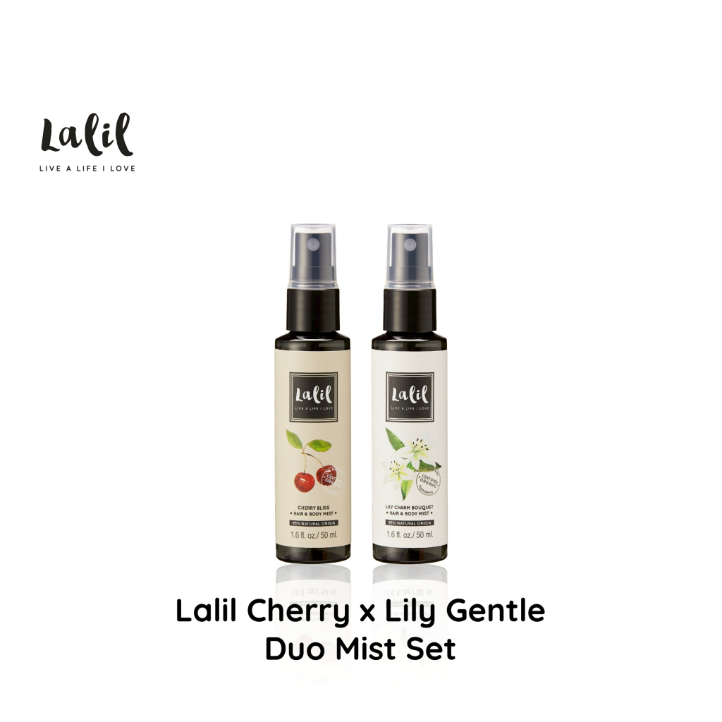 Lalil Cherry x Lily Gentle Duo Mist Set (Hair & Body Mist)