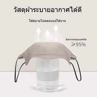 50/100PCS หน้ากากอนามัยแบบใช้แล้วทิ้งรูปทรงผีเสื้อ 3 มิติ ระบายอากาศได้ดี การบรรจุอิสระ ผ้าปิดหน้า