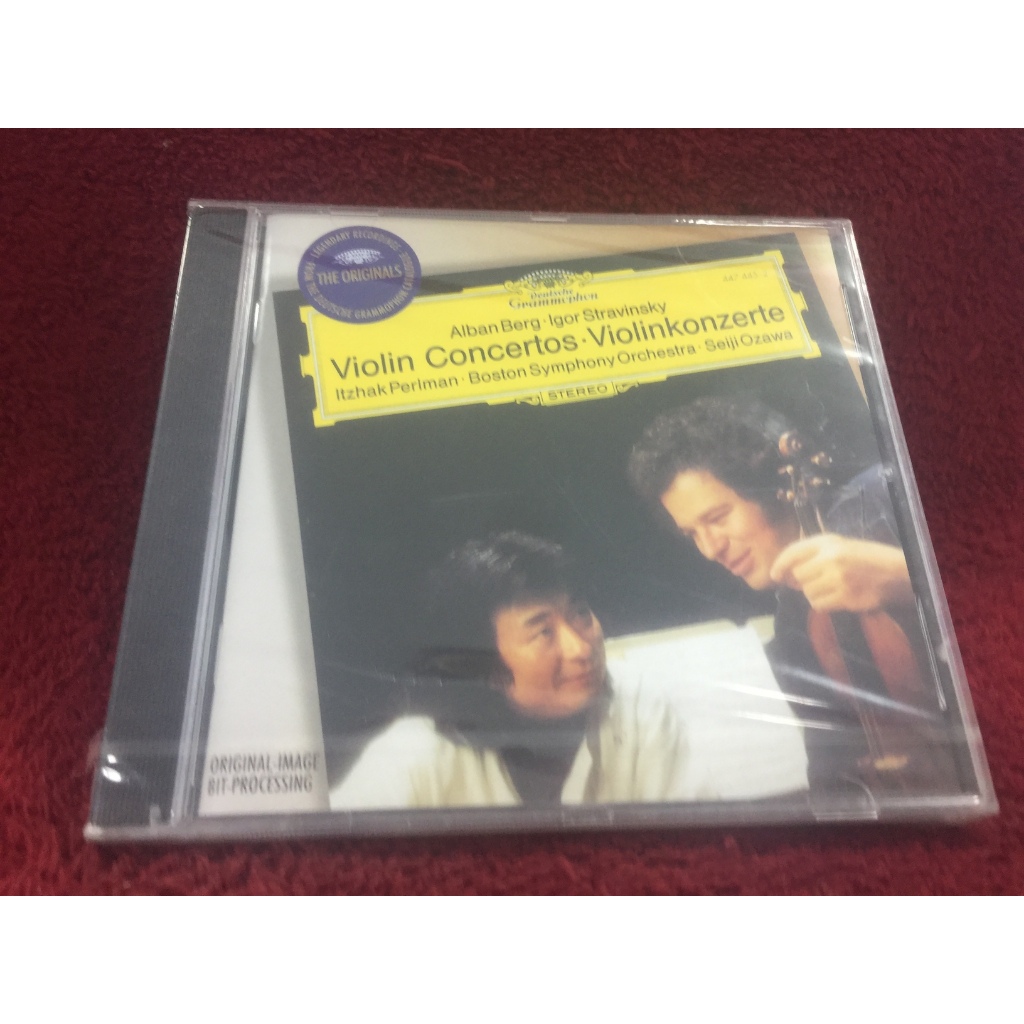CD Alban Berg · Igor Stravinsky – Violin Concertos  สภาพตามปก B110-125