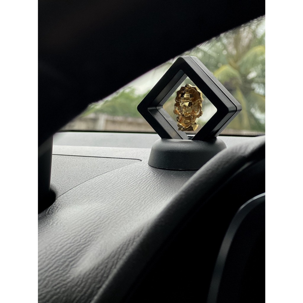Polyholy กรอบเหลี่ยมใส สำหรับขนาดองค์พระพิฆเนศ 1.2 นิ้ว