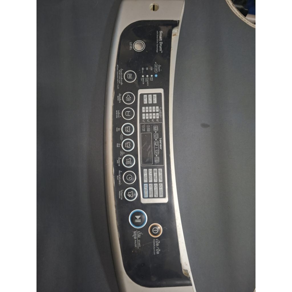 หน้ากากปุ่มกดเครื่องซักผ้า LG 13-15 กิโล ไดเร๊คอินเวอร์เตอร์