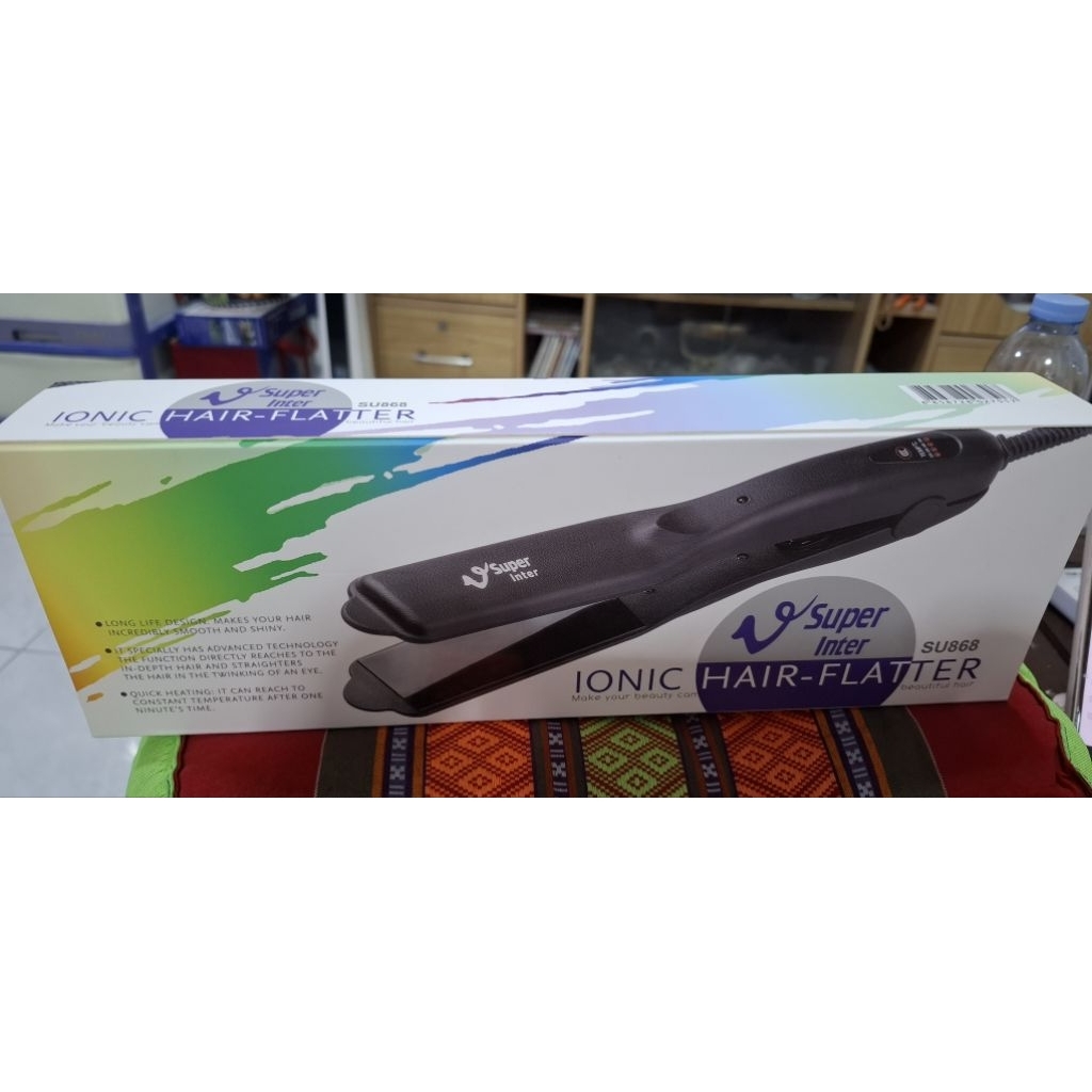 เครื่องหนีบผมตรงSuper vรุ่นsu868ของแท้100%