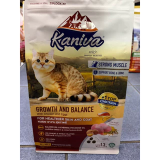 Kaniva (คานิวา) อาหารเม็ดแมว สำหรับลูกแมวและแมวโต 1/1.3kg./1.5kg.