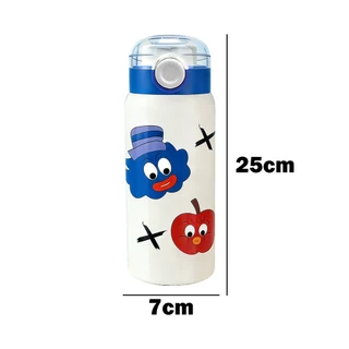 PANDA แก้วสแตนเลส 500ml สแตนเลส316 แก้วน้ำลายการ์ตูน เหมาะสำหรับเด็ก