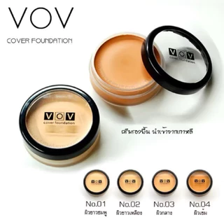:: VOV :: Cover Foundation วีโอวี รองพื้นเนื้อครีม ตลับดำ