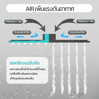 GLOPEARL ชุดฝักบัวอาบน้ำพร้อมหัวฝักบัวใหญ่-เล็ก ปรับระดับน้ำได้ 3 ระดับ พร้อมที่วางสบู่ แถมวาล์วน้ำฟรี