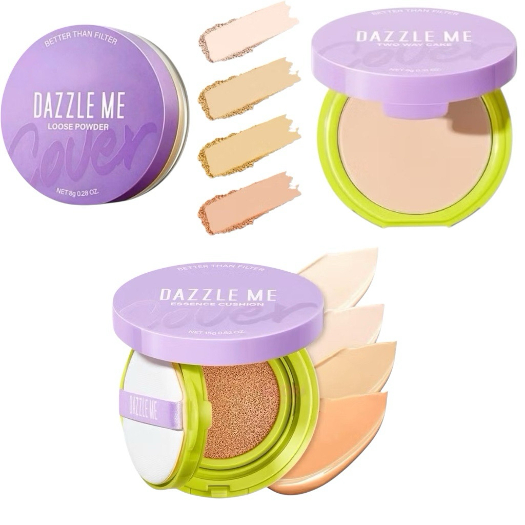 DAZZLE ME เเป้งฝุ่นขนาด 8 กรัม/เเป้งพัฟ 9 กรัม /คุชชั่น 15 กรัม