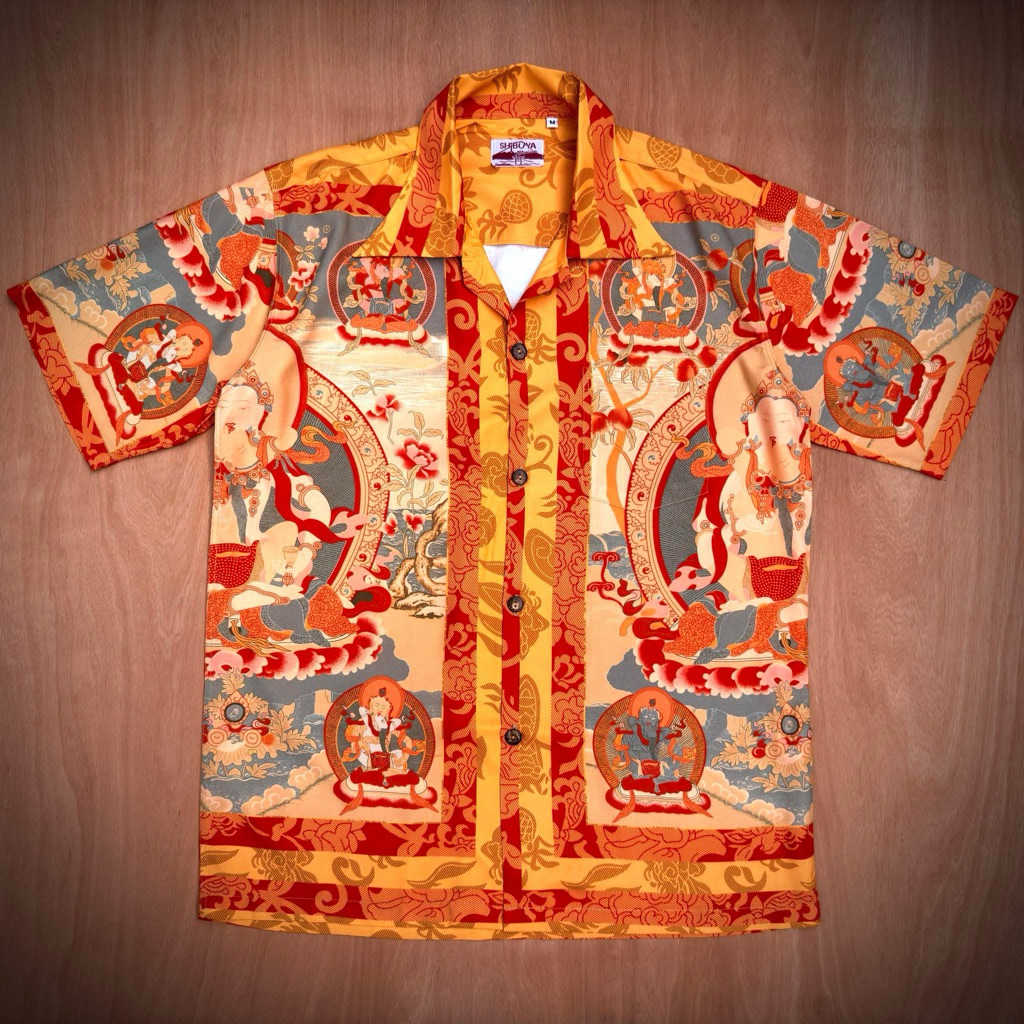 Shibuya - Mandala Red Rayon