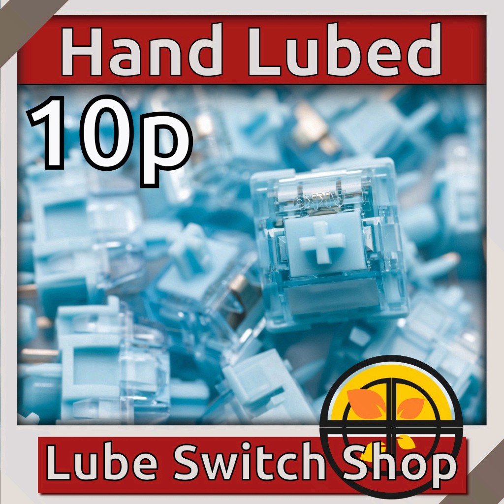 ลูปมือ10ตัว Akko V5 Creamy Blue Pro Lubed Tactile Switch