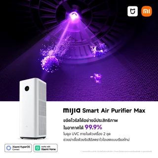 [NEW]Mijia Smart Air Purifier Max โครงสร้างฟิลเตอร์คู่ใบพัดนวัตกรรม ระบบเซ็นเซอร์ความละเอียดสูง 6 ระบบ หน้าจอ LCD สี