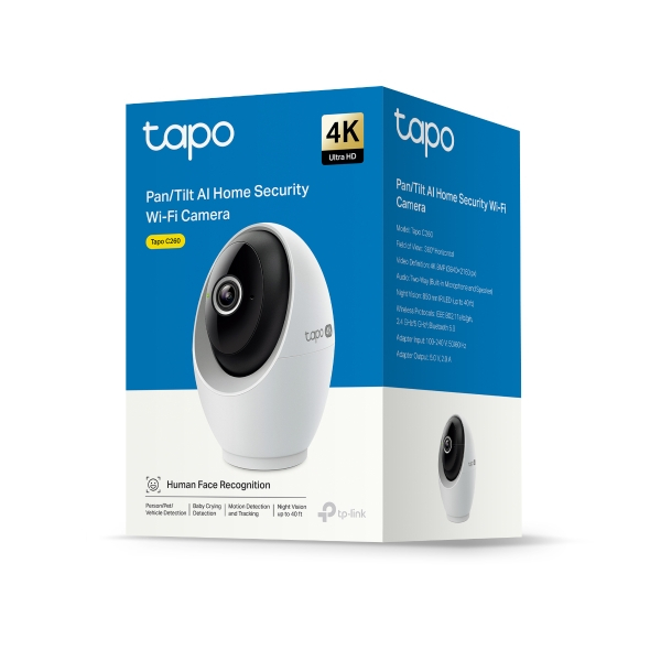 Tapo C260  Pan/Tilt AI Home Security Wi-Fi Camera