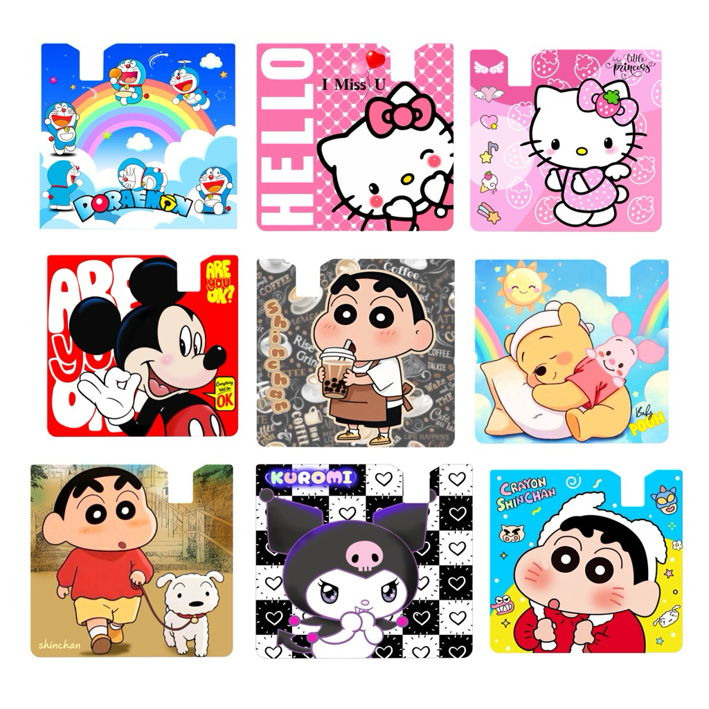 กรอบที่ใส่ พรบ. อคริลิค ลายการ์ตูน #ที่ใส่ป้ายภาษีรถยนต์ พรบ. #อคริลิค กาวใสนะค่ะ
