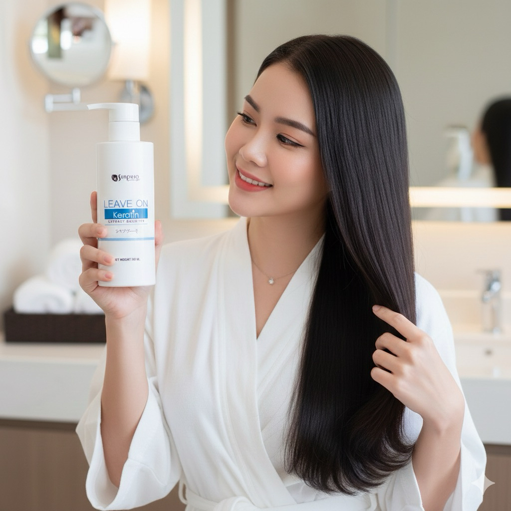 Sunpuso Keratin Leave on Extract Booster อาหารผมซันปุโซะ เคราทินบูสเตอร์