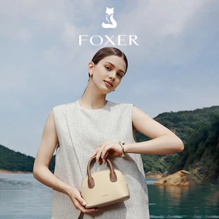 FOXER กระเป๋าสะพายสุภาพสตรี กระเป๋าแฟชั่นทรงเปลือกหอยใบเล็กน่ารัก หนัง PU นุ่ม