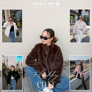 MyWay Brand : In Stock ‼️ Fluffy Coat เสื้อโค้ทขนเฟอร์ คอเต่…
