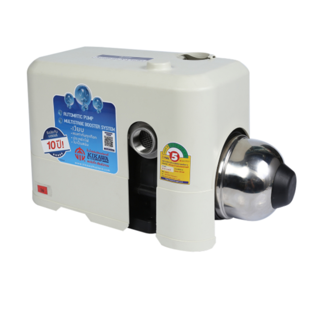 💥NEW แท้ ส่งไว💥KIKAWA ปั๊มน้ำอัตโนมัติ ใบพัดแสตนเลส KQ200NUZ ปั้มน้ำ 200 W พร้อมฝาครอบ ปั๊มน้ำออโต้ 
