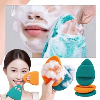 BATH-LFAH🍕 ฟองน้ำทำความสะอาดผิวหน้า ผิวกาย ฟองน้ำอาบน้ำใยขัดตัว ฟองน้ำขัดตัว ขัดผิว ฟองน้ำล้างหน้า🍕