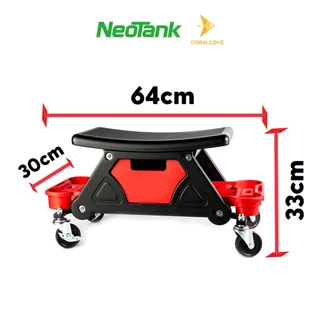 NeoTank เก้าอี้ซ่อมรถ รับน้ำหนัก 200kg มีล้อเลื่อน แข็งแรง พร้อมถาดใส่เครื่องมือ 3 ช่อง และลิ้นชัก
