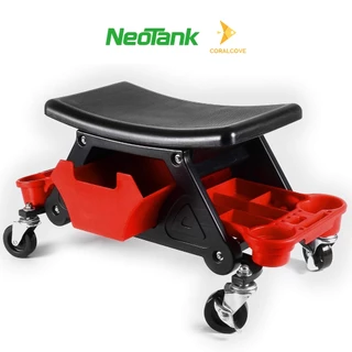 NeoTank เก้าอี้ซ่อมรถ รับน้ำหนัก 200kg มีล้อเลื่อน แข็งแรง พร้อมถาดใส่เครื่องมือ 3 ช่อง และลิ้นชัก