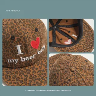 หมวกเบสบอล แบบนิ่ม ปัก I ♥ BEER มี 2สี คุณภาพสู สไตล์วินเทจ