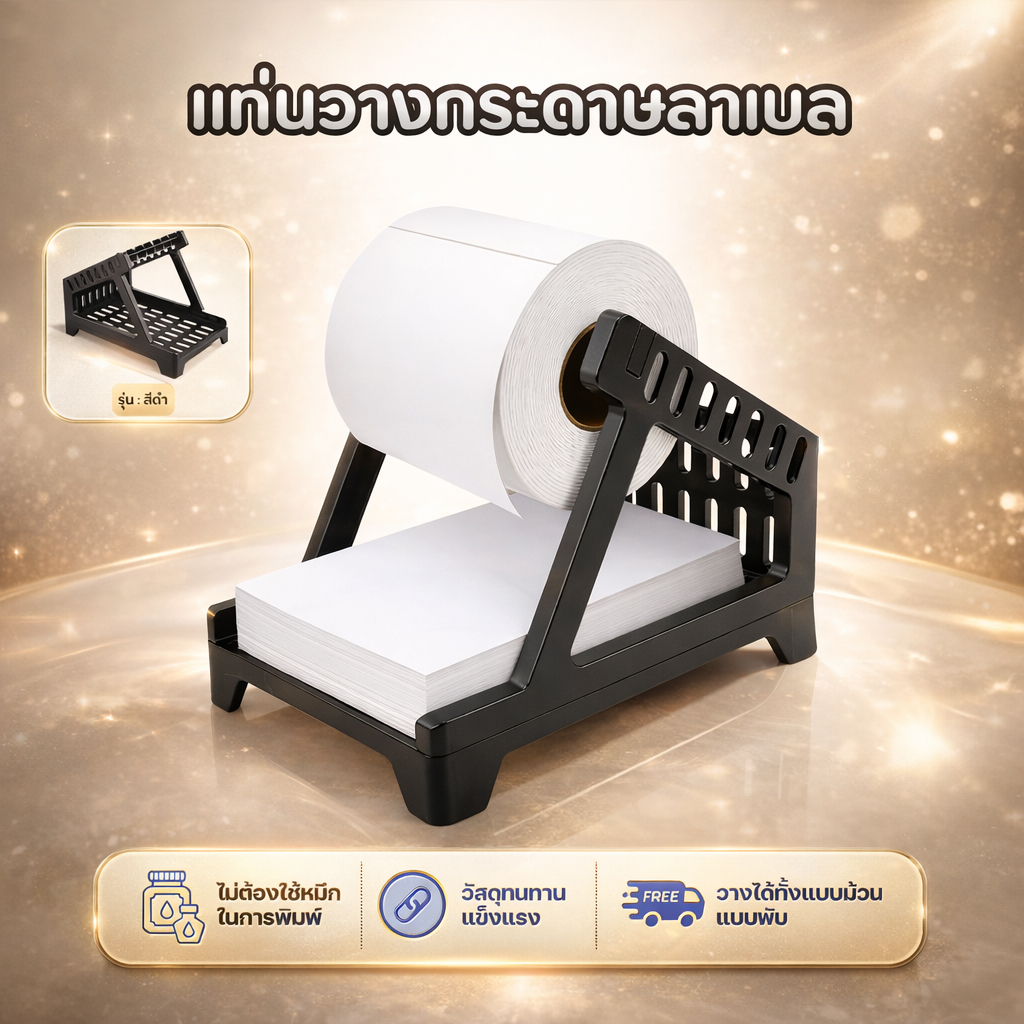 แท่นวางกระดาษ 2 IN 1 ที่วางกระดาษ วางใบปะหน้า แบบพับแบบม้วน