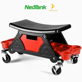 NeoTank เก้าอี้ซ่อมรถ รับน้ำหนัก 200kg มีล้อเลื่อน แข็งแรง พร้อมถาดใส่เครื่องมือ 3 ช่อง และลิ้นชัก
