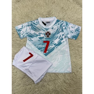 ชุดบอลทีมชาติโปรตุเกสเด็ก เบอร์7ชื่อโรนัลโด้ ปี2026ใหม่ล่าสุ…