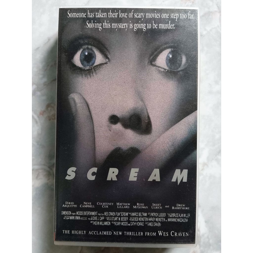 📀 VHS , DVD SCREAM PART 1 ✨สินค้าใหม่ มือ 1 อยู่ในซีล , BD SCREAM PSRT 5, BOXSET SCREAM 3 ภาค , PART