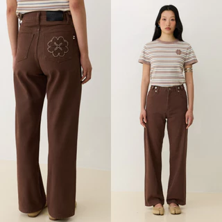 Fuwa Straight Jeans [พร้อมส่ง] กางเกงยีนส์เอวสูง