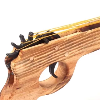 (AK13) พร้อมส่ง ปืนไม้ ปืนของเล่น ยิงหนังยางได้จริง ของเล่นเด็ก ขนาด 9 นิ้ว