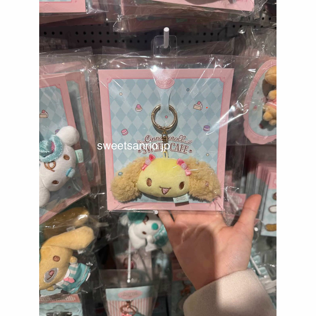 (pre-order) sanrio mocha พวงกุญแจ น่ารักมาก มีลูกปัดมุกตรงหู ของเเท้1000%