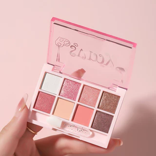 YOTAI อายแชโดว์ พาเลทอายแชโดว์ 8 สี Eyeshadow เนื้อใยไหม เนื้อแมท ประกายชิมเมอร์ กลิตเตอร์ สีสวย กันน้ํา ติดทนนาน