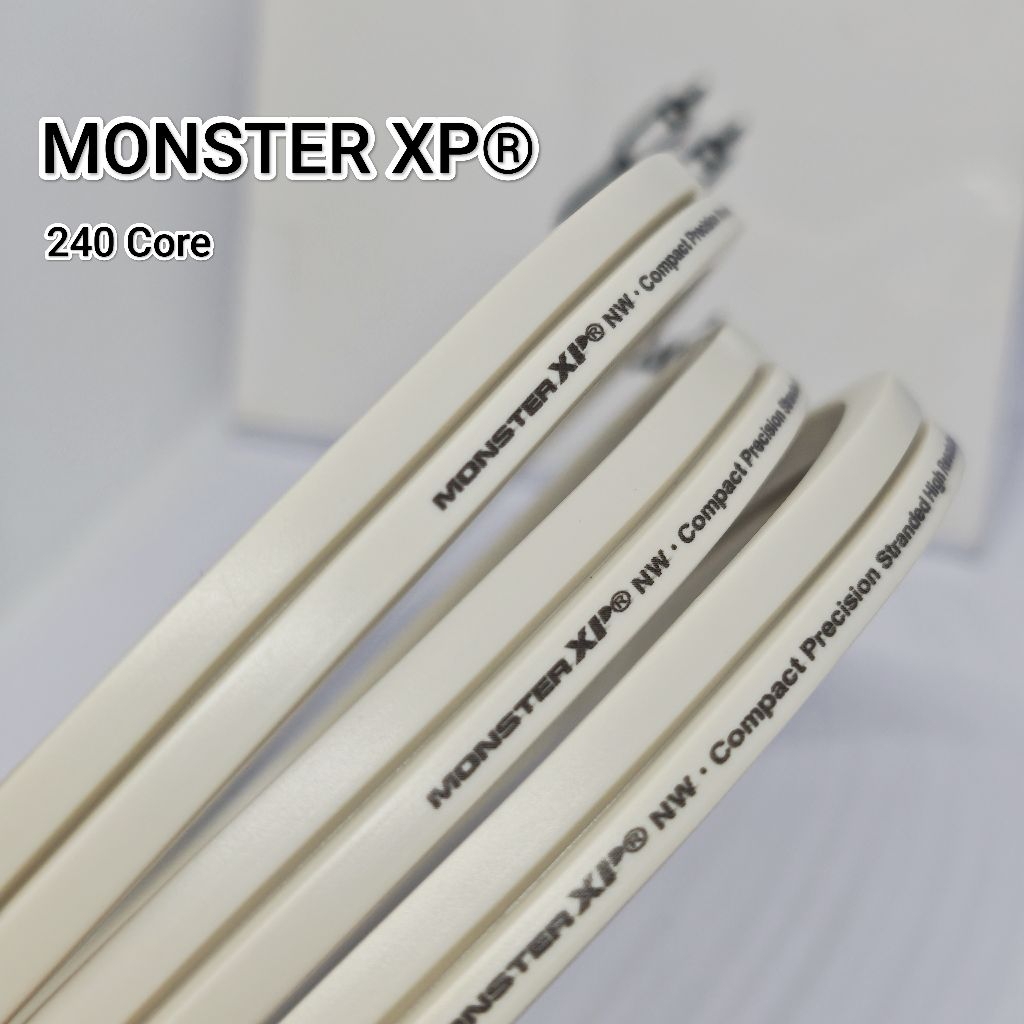 สายลำโพง Monster XP 240 core ความบริสุทธิ์สาย 4 N 99.99% ใช้กับลำโพงให้เสียงคุณภาพสูง High Resolution Speaker Cable