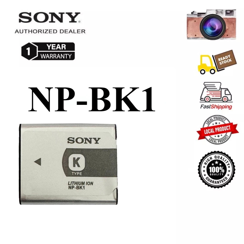 NP-BK1 แบตเตอรี่สำรองใหม่สำหรับ Sony S780 S950 S980 W190 W370 W180 Dsc-S950 Bk1 Fb1กล้อง