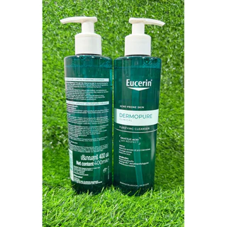 Eucerin Dermopure Clinical Purifying Cleanser คลีนเซอร์ทำความสะอาดผิวหน้า สำหรับผิวมัน สิว 200ml / 400ml