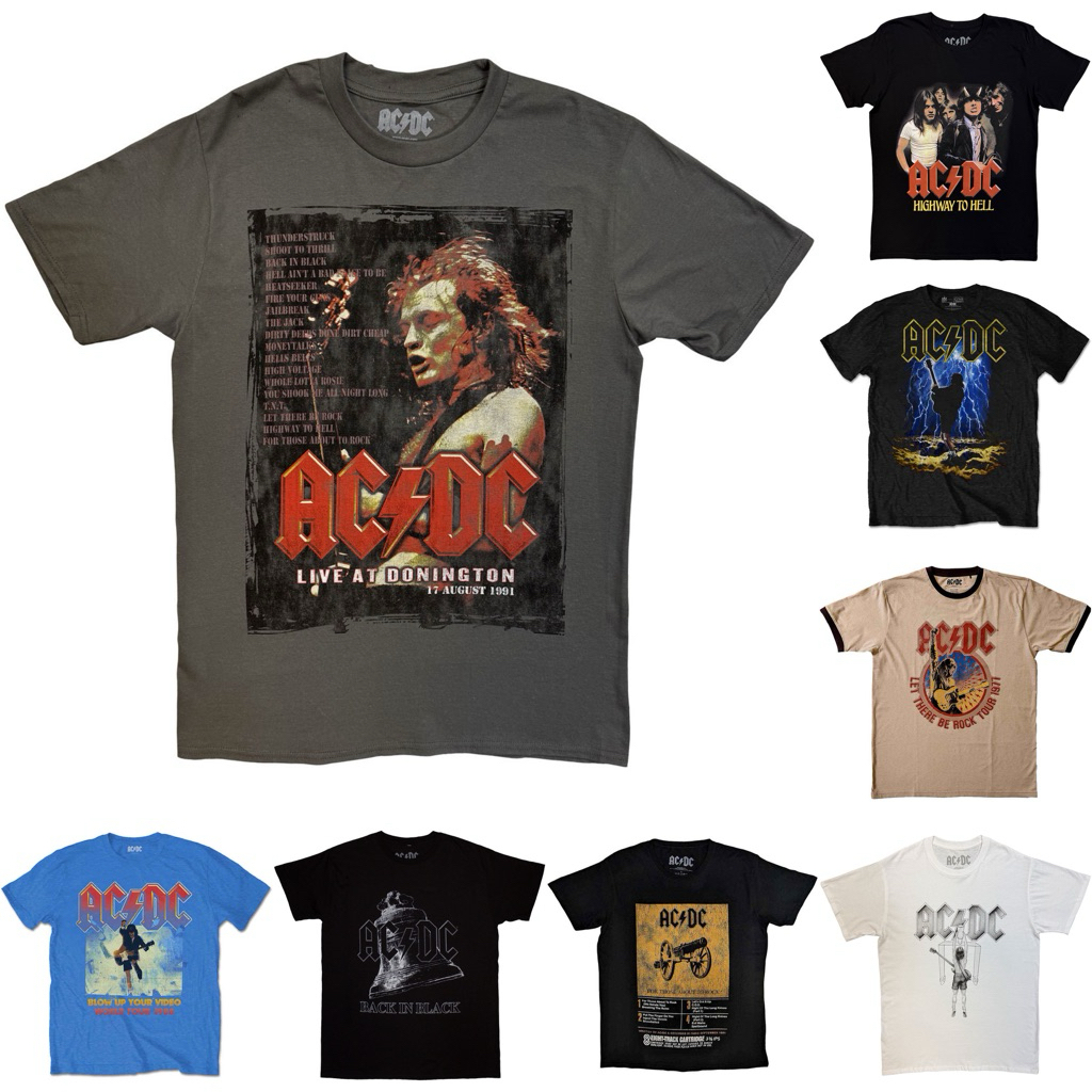 🇬🇧 #PREORDER เสื้อวง AC/DC UNISEX T-SHIRT รวมแบบสุดฮ้อต ลิขสิทธิ์แท้จาก UK 🤘🔥