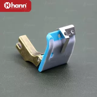 HANN ตีนผีไฟเบอร์ T9-S สามารถปรับได้ ตีนผีช่วยพับริม พับชาย พื้นฟ้า รุ่นใหม่ ใช้อเนกประสงค์ สำหรับจักรเย็บอุตสาหกรรม