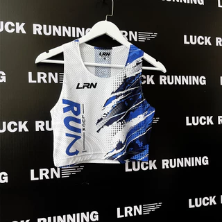 เสื้อวิ่งพิมพ์ลาย LRN เสื้อวิ่ง เนื้อผ้า Super Air Flow สำหรับวิ่งมาราธอน ออกำลังกาย (SF23)