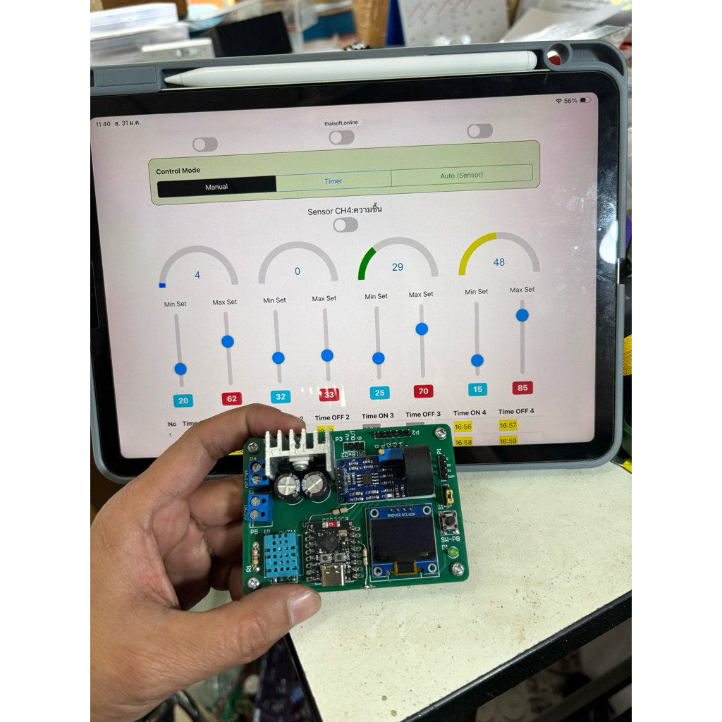 Smart IOT V1 บอร์ดควบคุมอุปกรณ์ไฟฟ้าระบบอินเตอร์เน็ท