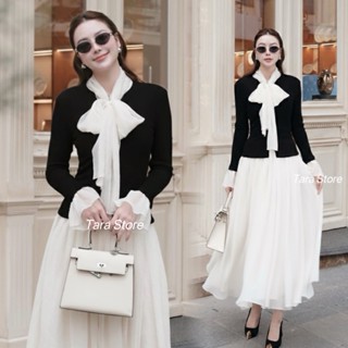 New arrival! สวยจบครบในชุดเดียว กับชุดออกงานสุดคลาสสิก ทรงสว…