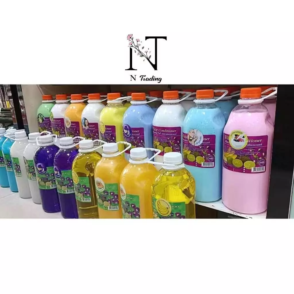 White Shampoo & Conditioner | ไวท์ แชมพู หรือ ครีมนวด | กลิ่นหอมสดชื่น ฟองนุ่มลื่น ขจัดความมันสิ่งสกปรกบนเส้นผม 3000 ml