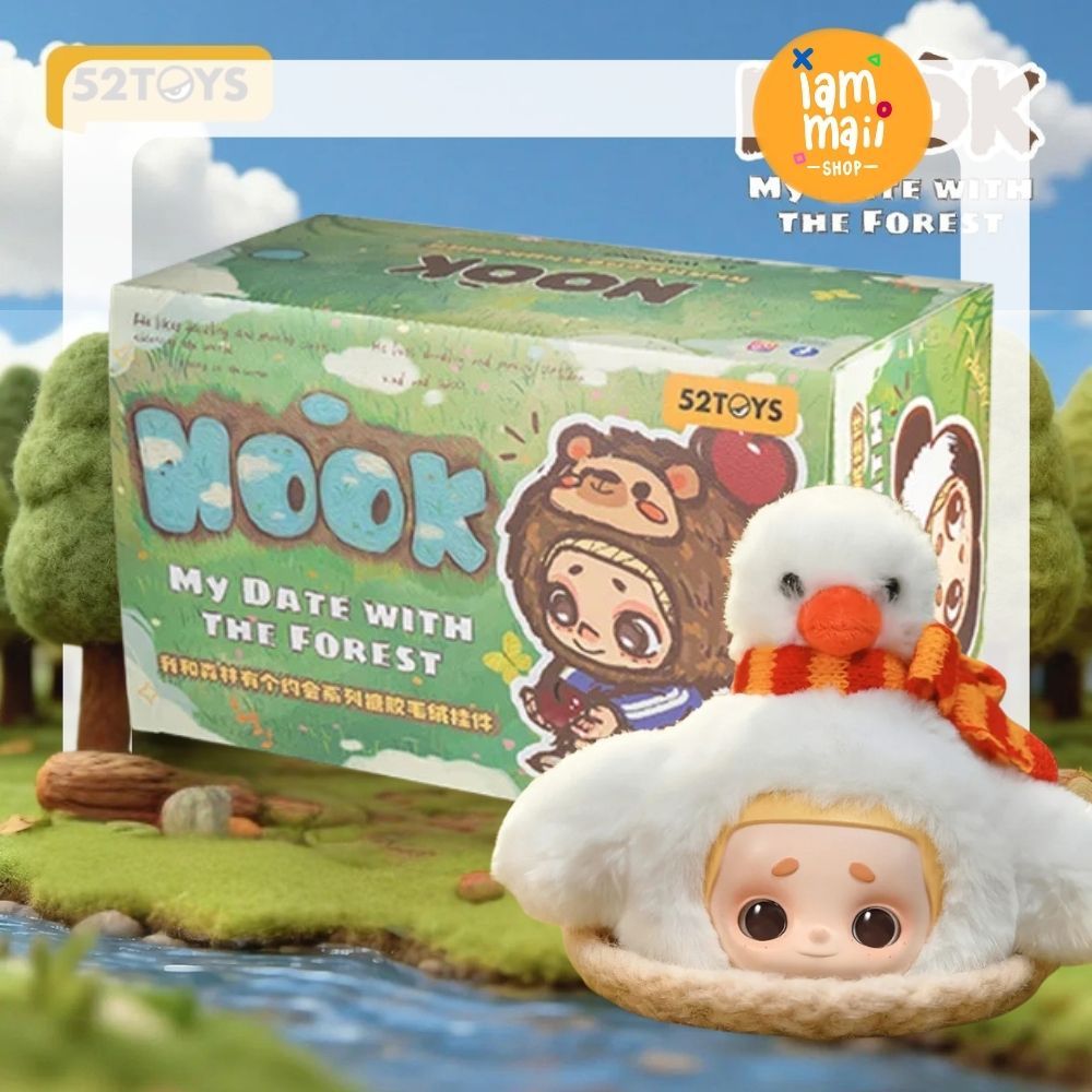 [ยกกล่อง] NOOK My Date with the Forest Vinyl Plush Keychains 52TOYS พร้อมส่ง
