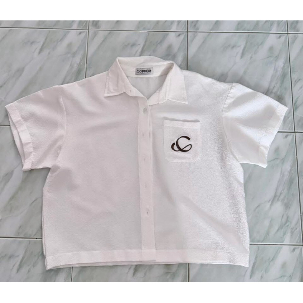 เสื้อเชิ้ต Copper.bkk อก 44“ มี2สี
