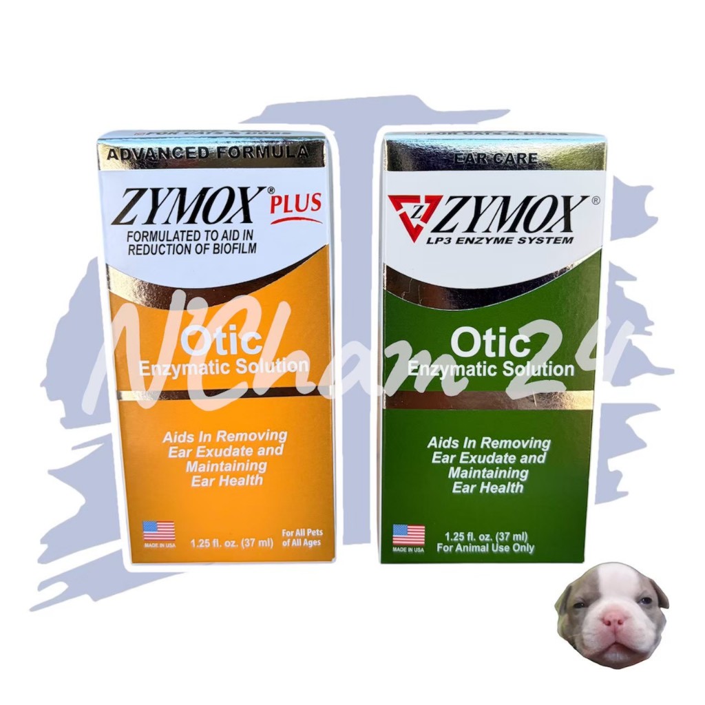 ZYMOX Otic ขนาด 37 ml ผลิตภัณฑ์ดูแลช่องหู หูอักเสบ แบบเฉียบพลัน หรือ เรื้อรัง สำหรับสุนัขและแมว