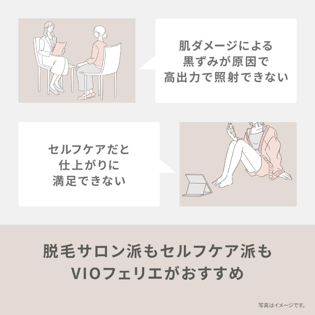 Panasonic VIO Ferie Shaver, IPX7 Waterproof, For Dry Shave, Battery Operated, Beige – ES-WV63-E [Direct from Japan] ราคา ถูกที่สุด ดีลบีเคเค แกลเลอรีภาพที่ 4