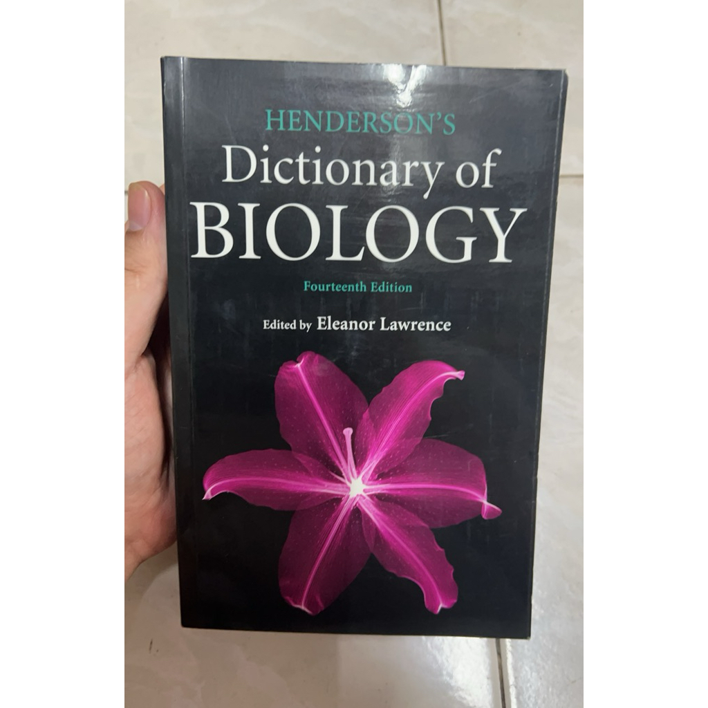 henderson's dictionary of biology มือสอง