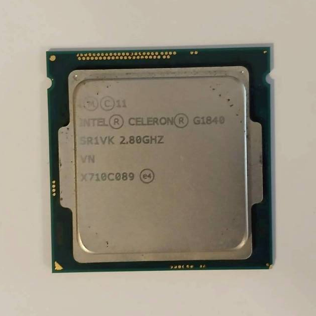 CPU (ซีพียู) INTEL 1150  CELERON  G1840 2.80 GHz พร้อมซิงค์พัดลม