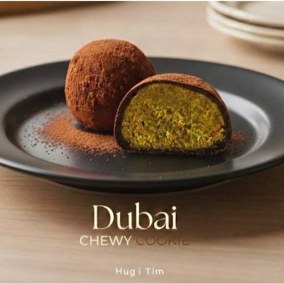 Dubai chewy cookie กล่องละ 1 ชิ้น ชิววี่ คุกกี้ ดูไบ คุกกี้หนึบฮิตเกาหลี คุกกี้ฮิตเกาหลี
