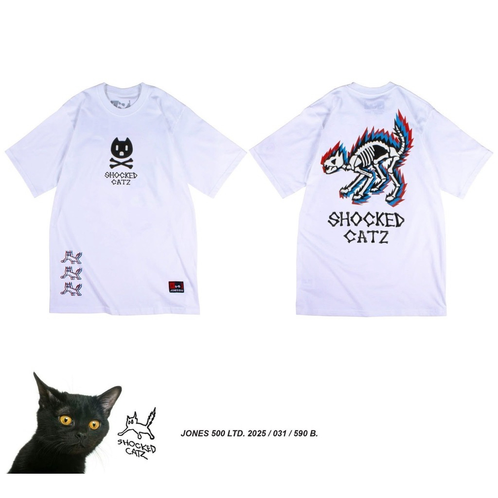 030-035 / 2025 : SHOCKED CATZ X JONES 500 / T-Shirt 590 รูปที่ 3