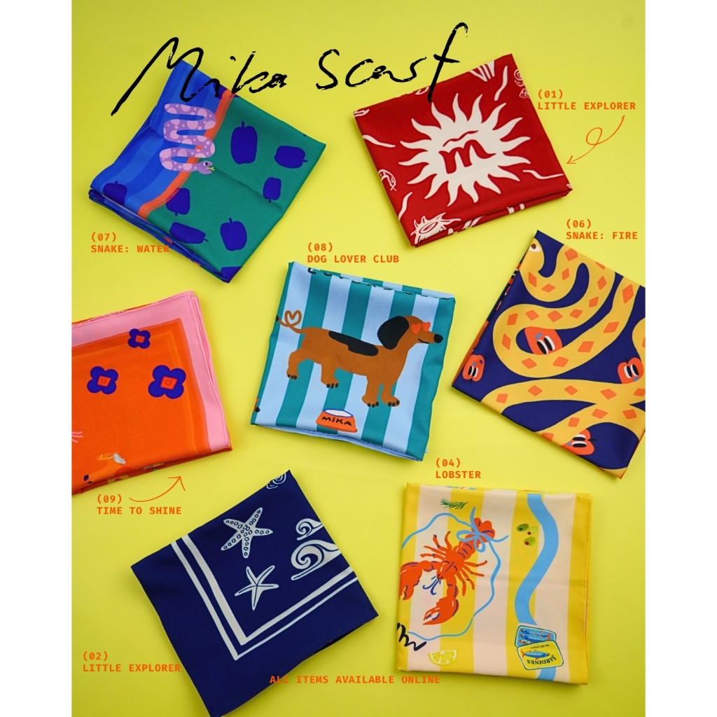 ผ้าโพกหัว / ผ้าพันคอ Mika scarf